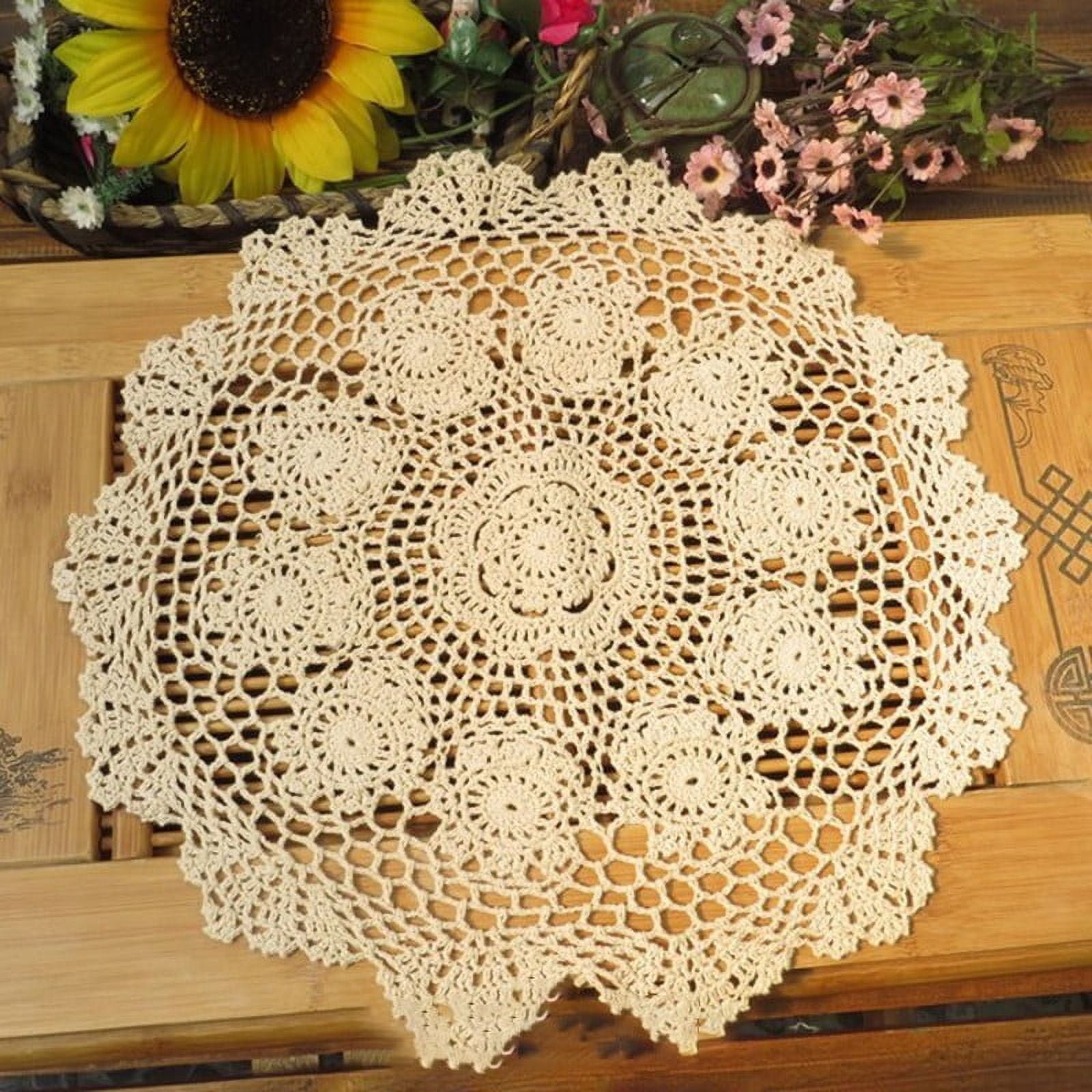 Crochet table mats